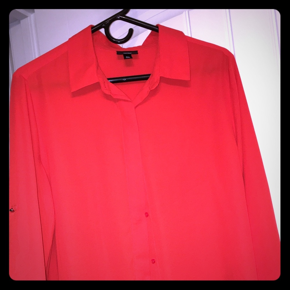 ORANGE Mossimo Blouse XL